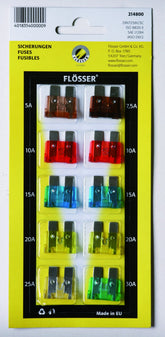 Flosser Fuses Standrd Assort 10 Pc Card
