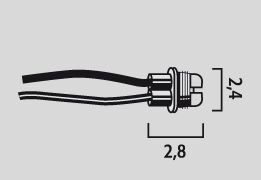 Flosser Socket For H8/H9/H11 W/Cables