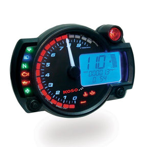 Koso North America Dash Panel Rx2 N+ Blk/Blu
