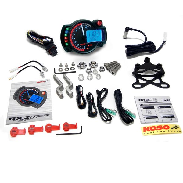 Koso North America Dash Panel Rx2 N+ Blk/Blu