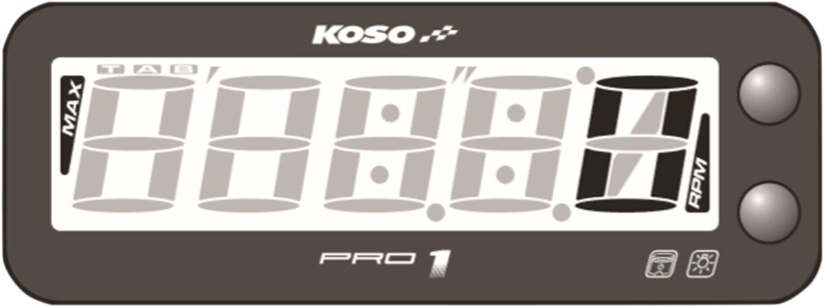 Koso North America Tachometer Pro 1