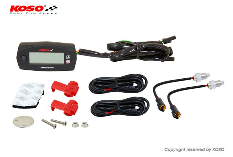 Koso North America Dual Thermometer Mini 4
