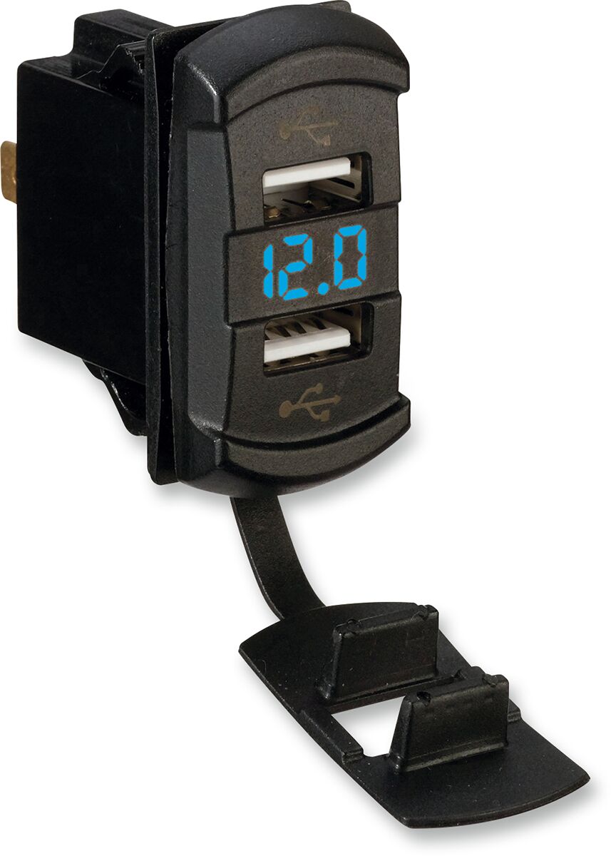 Moose Offroad Four Wheel Gauge Voltmeter/Usb