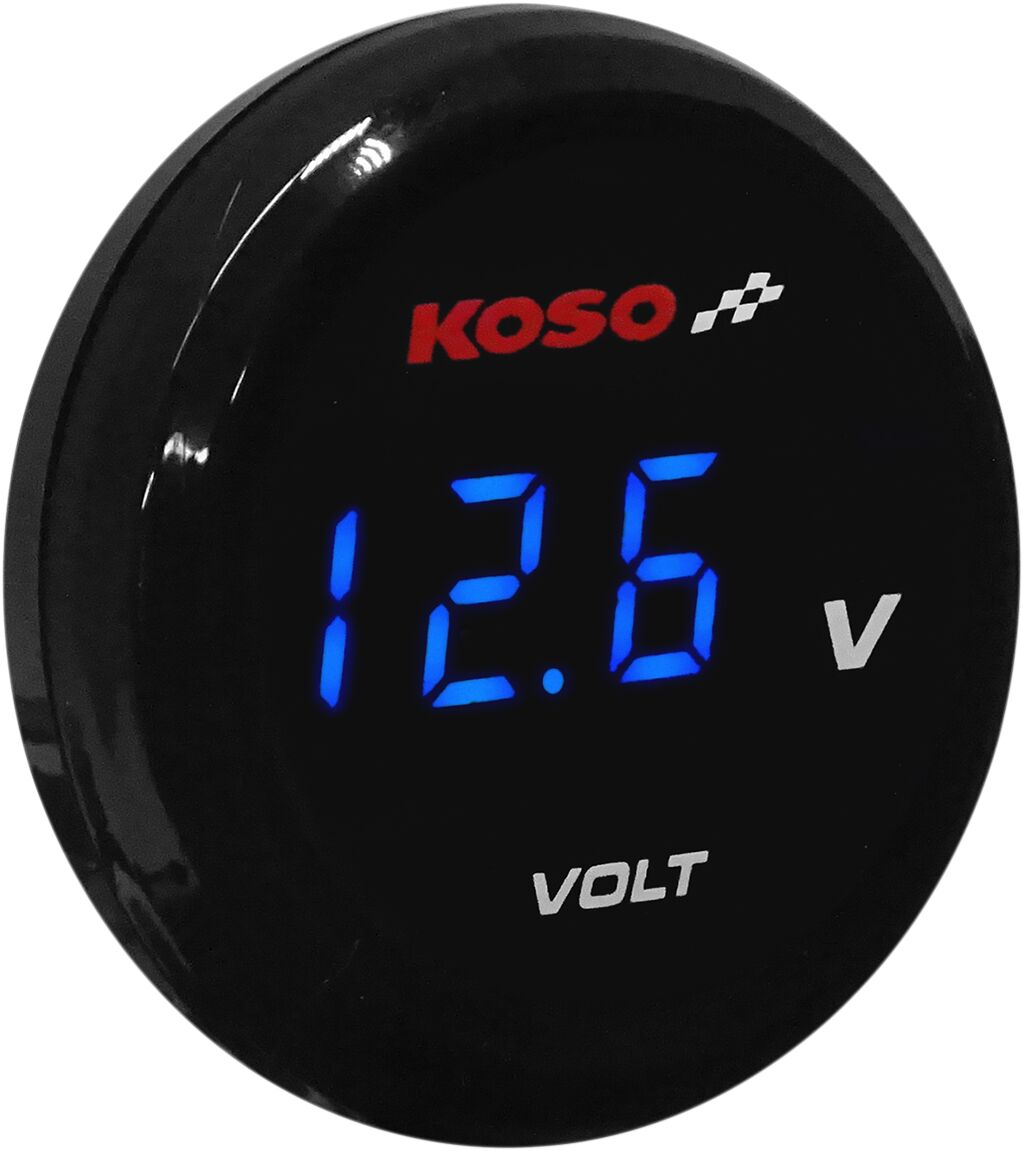 Koso North America Volt Meter Blue