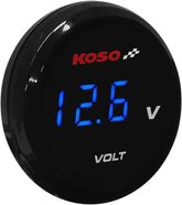 Koso North America Volt Meter Blue
