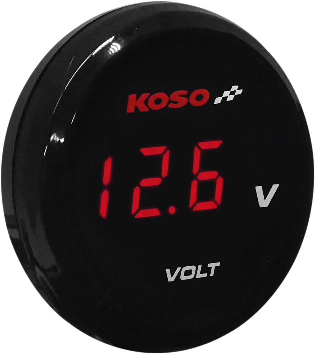 Koso North America Volt Meter Red