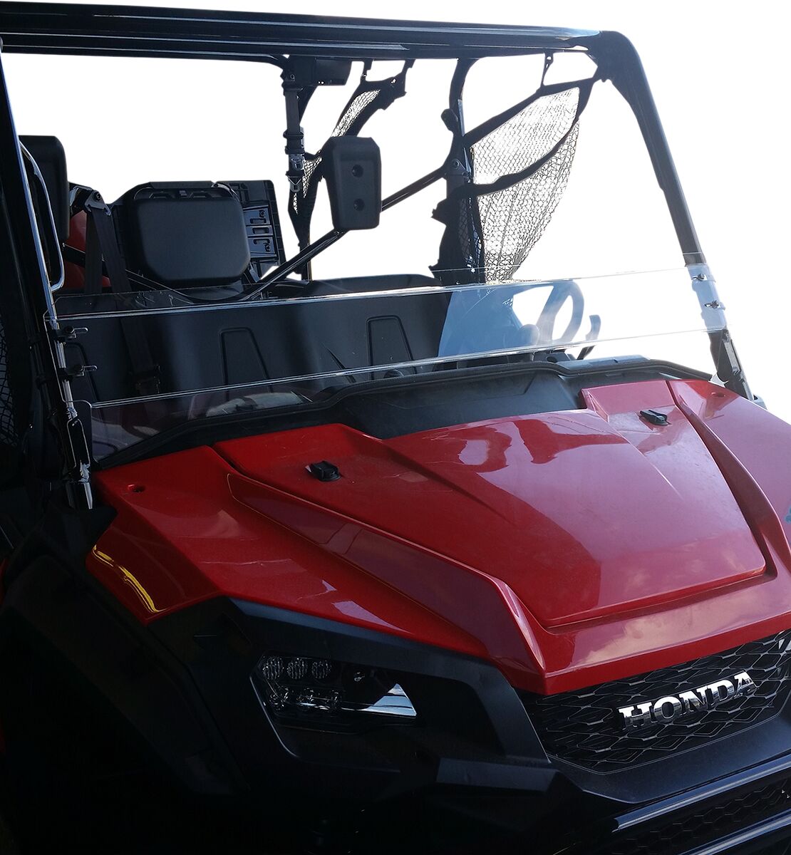 Moose Offroad Four Wheel Windshield Half Pionr1000