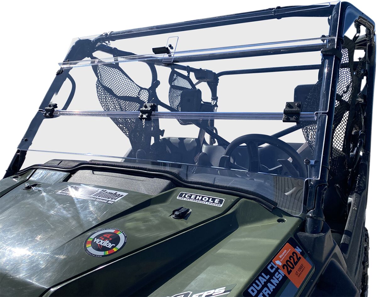Moose Offroad Four Wheel Wndshld Flfding Dlx Pion