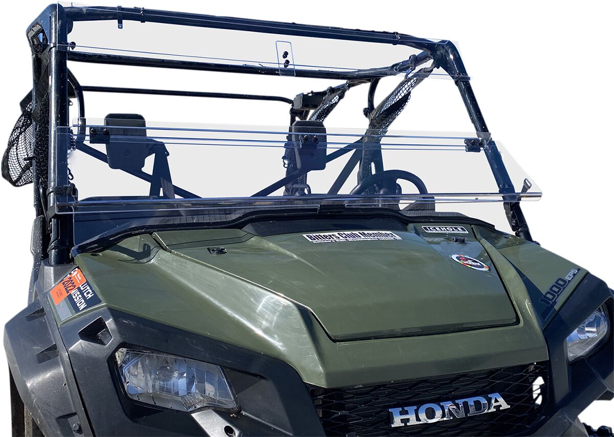 Moose Offroad Four Wheel Wndshld Flfding Dlx Pion