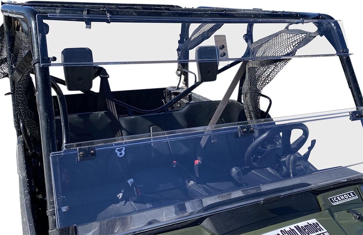 Moose Offroad Four Wheel Wndshld Flfding Dlx Pion