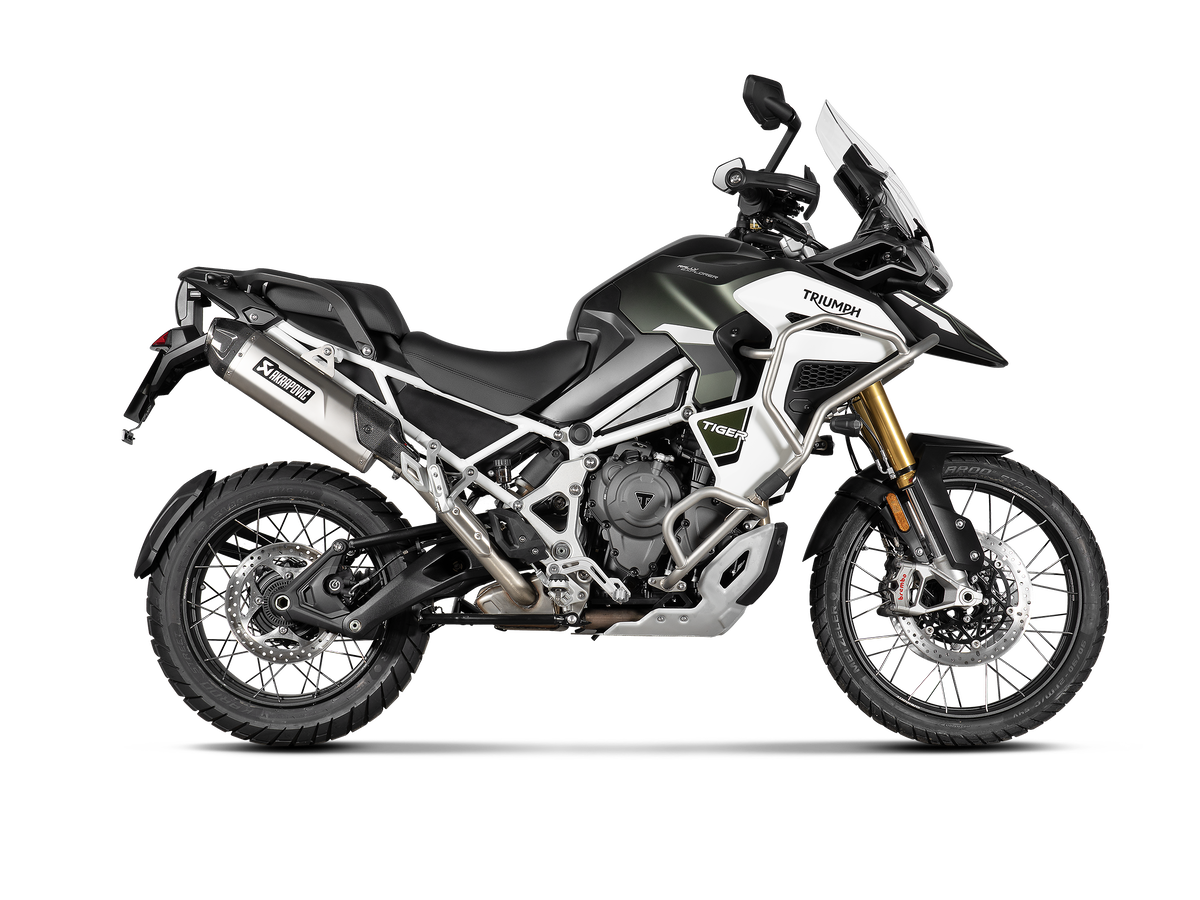 Slip-On Line Titanium, Grey - 22+ Triumph Tiger 1200 / 1200 GT