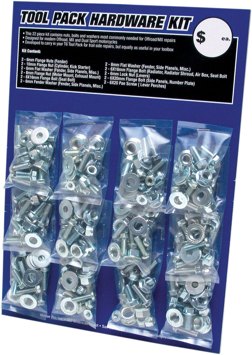 Motion Pro Hardware Kit Zinc 12 Pk