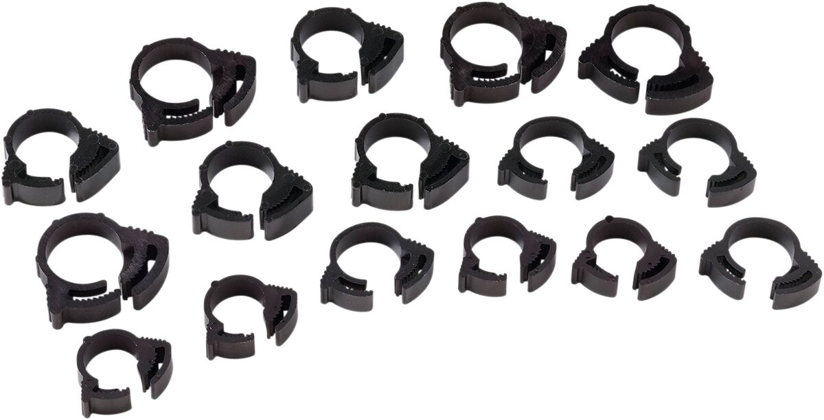 Moose Offroad Hard Parts Clamps Nylon Ratchet 16 Pc