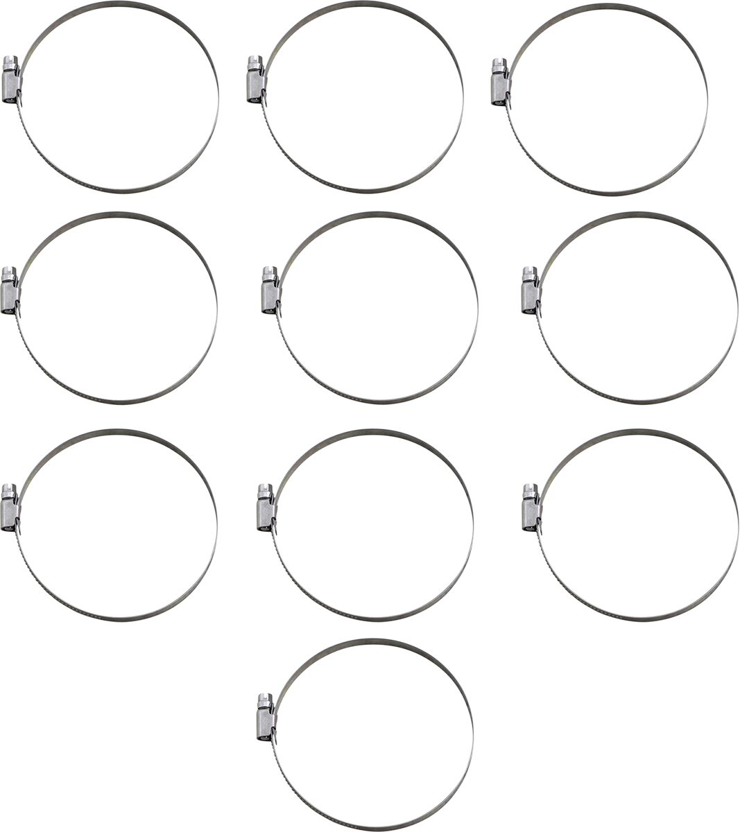 Parts Unlimited Hose Clamp Emb Ss 80 100