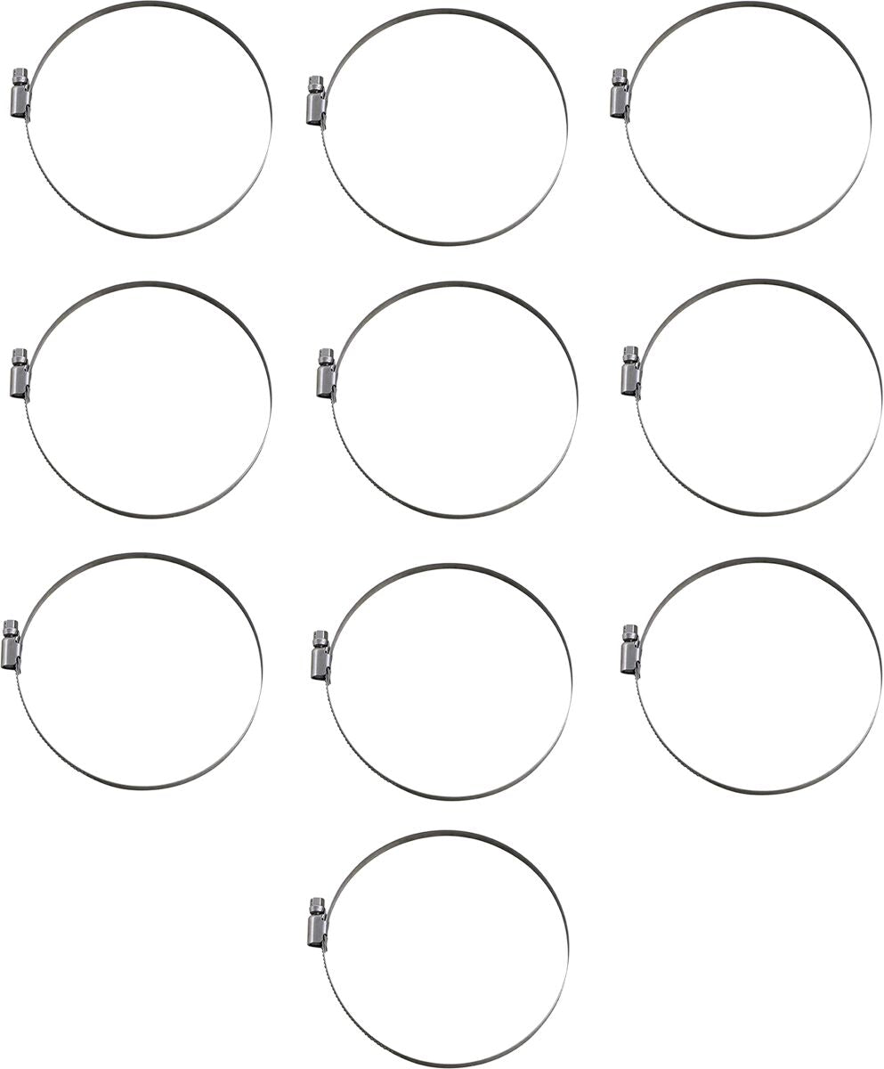 Parts Unlimited Hose Clamp Emb Ss 100 120