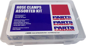 Parts Unlimited Hose Clamp Asst Kit 60 Pcs
