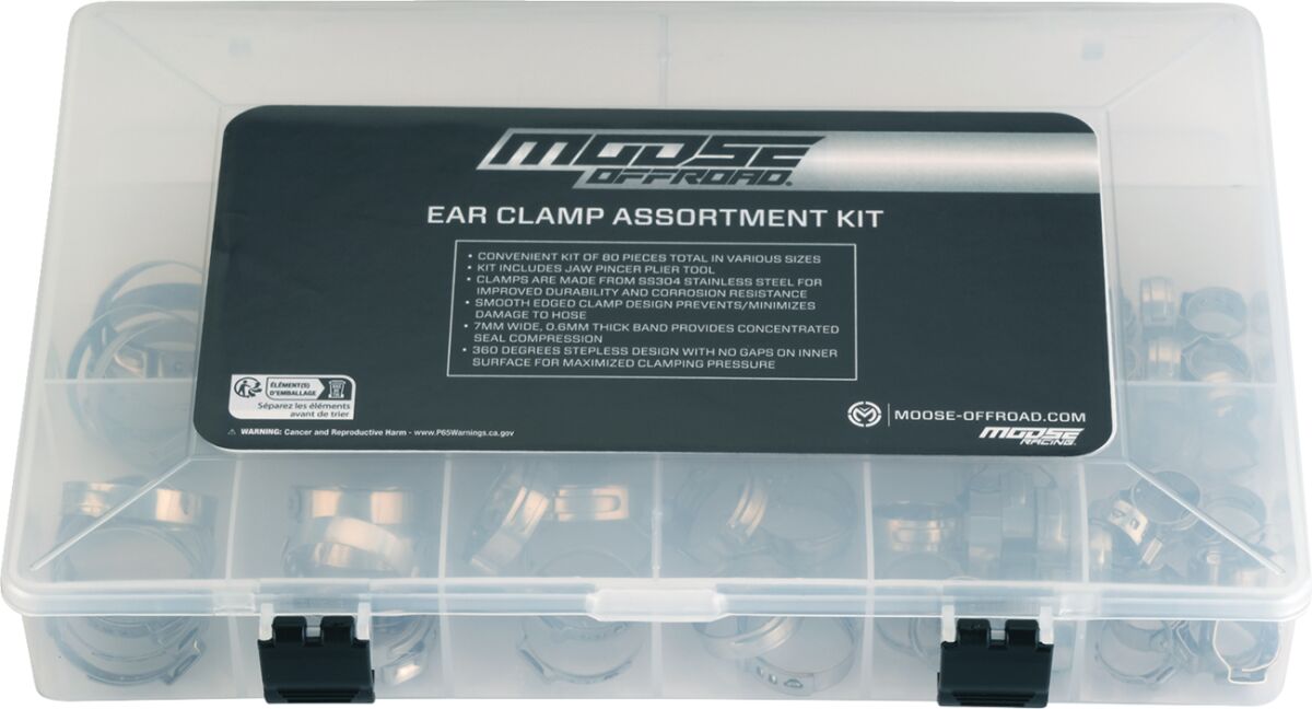 Moose Offroad Hard Parts Kit Ear Clamp Assortment W Jaw