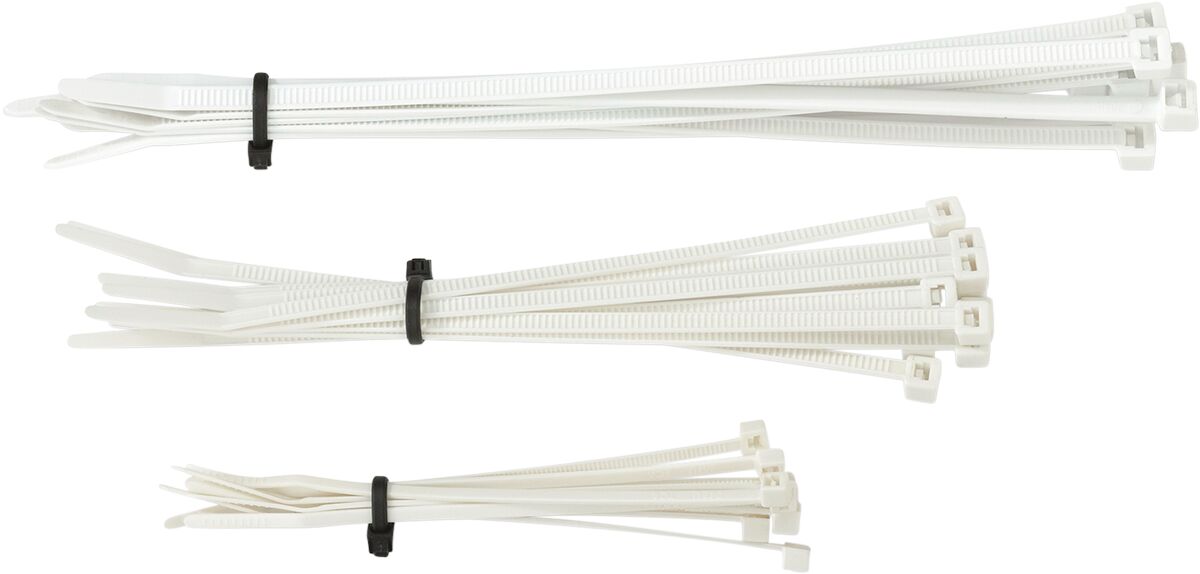Moose Offroad Hard Parts Cable Ties Mse White 30 Pk