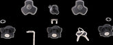 Sw Motech Dusc Lock Set 3 Locks Antitheft