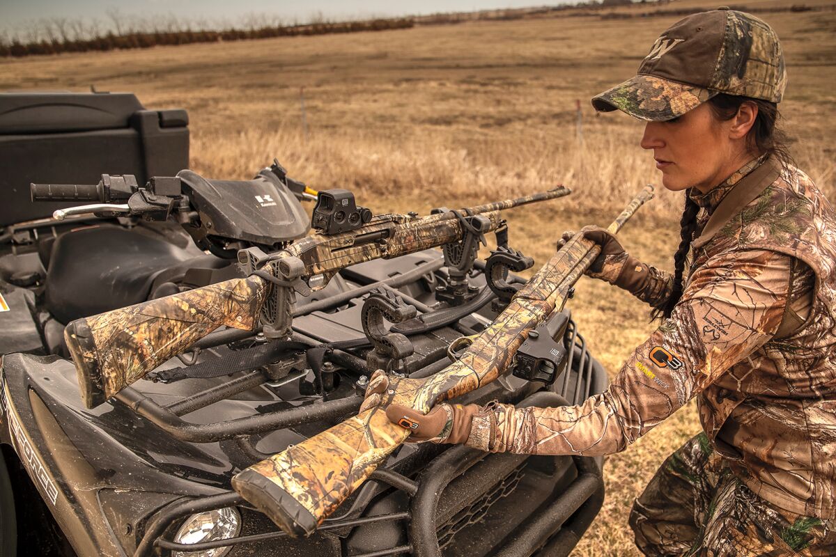 Moose Offroad Four Wheel Rack Gun V Grip Double