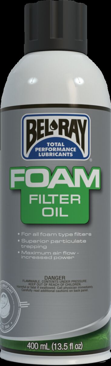 Bel Ray Oil Foam Filter Spray 400 Ml