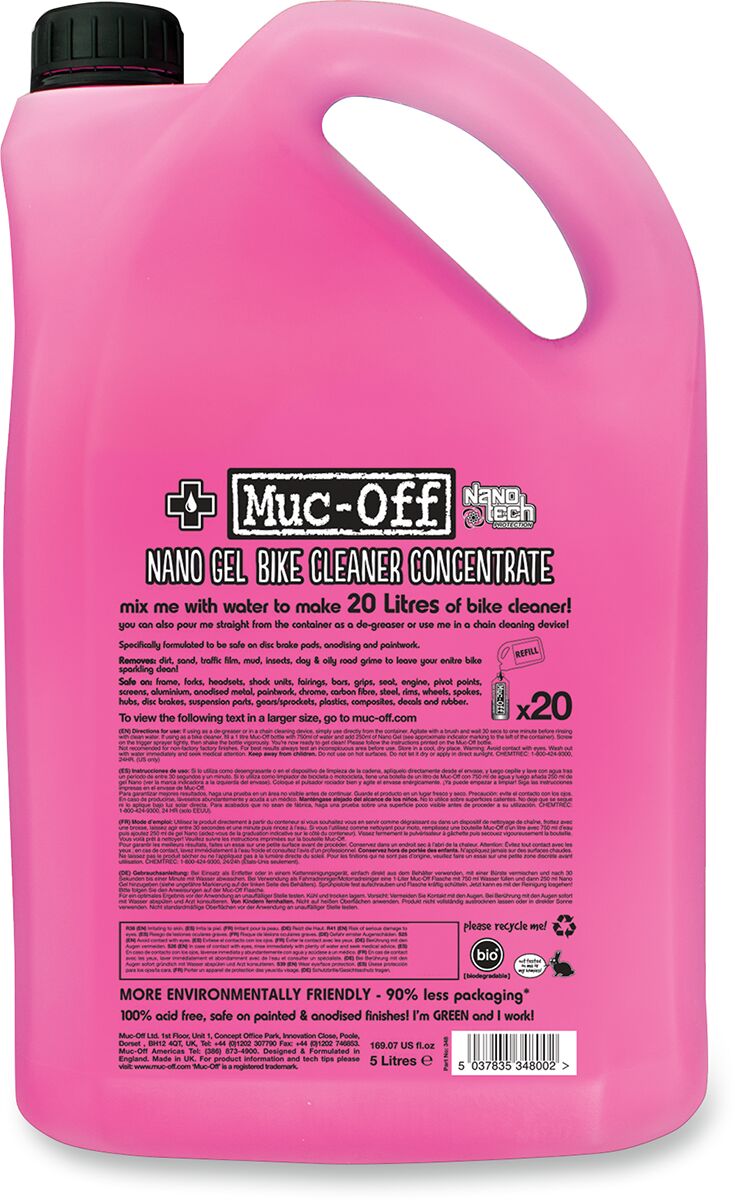 Muc Off Nano Tech Bicycle Clnr 5 L