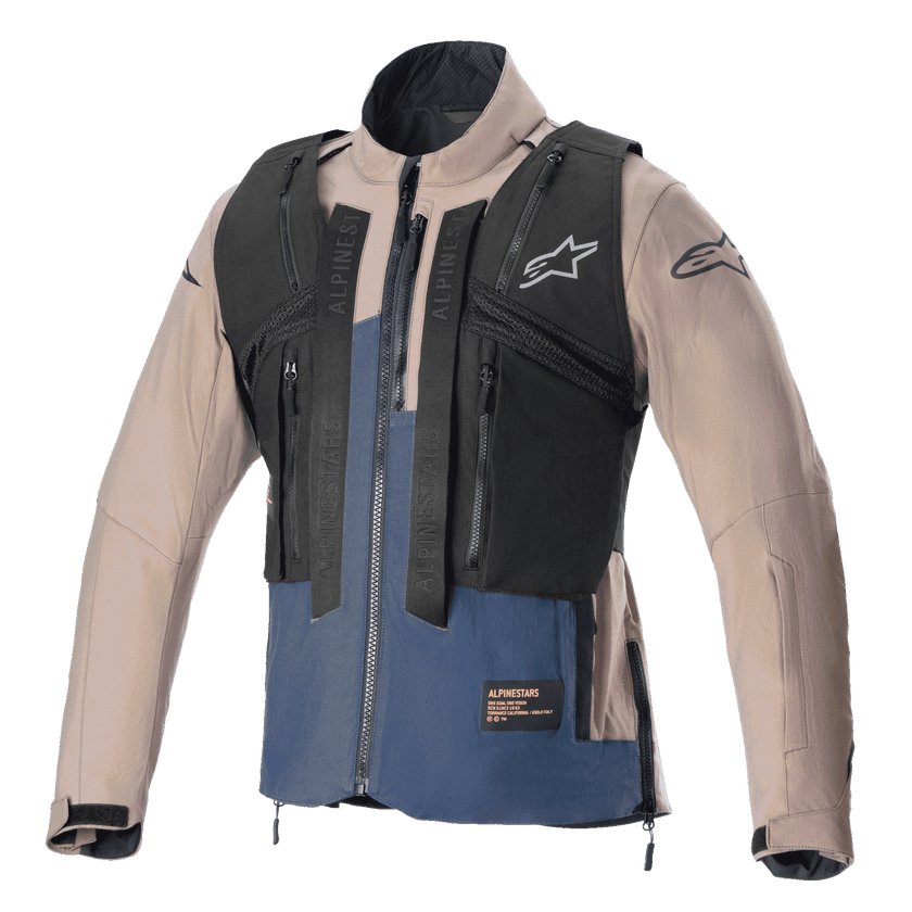 Techdura Jacket, Falcon Brown & Night Navy