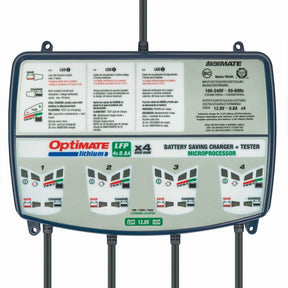 Tecmate Chrg Opt Lith 0.8 A 4 Banks
