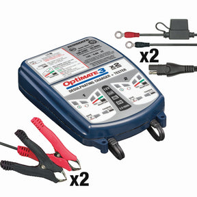 Tecmate Charger Opt 3 2 Banks