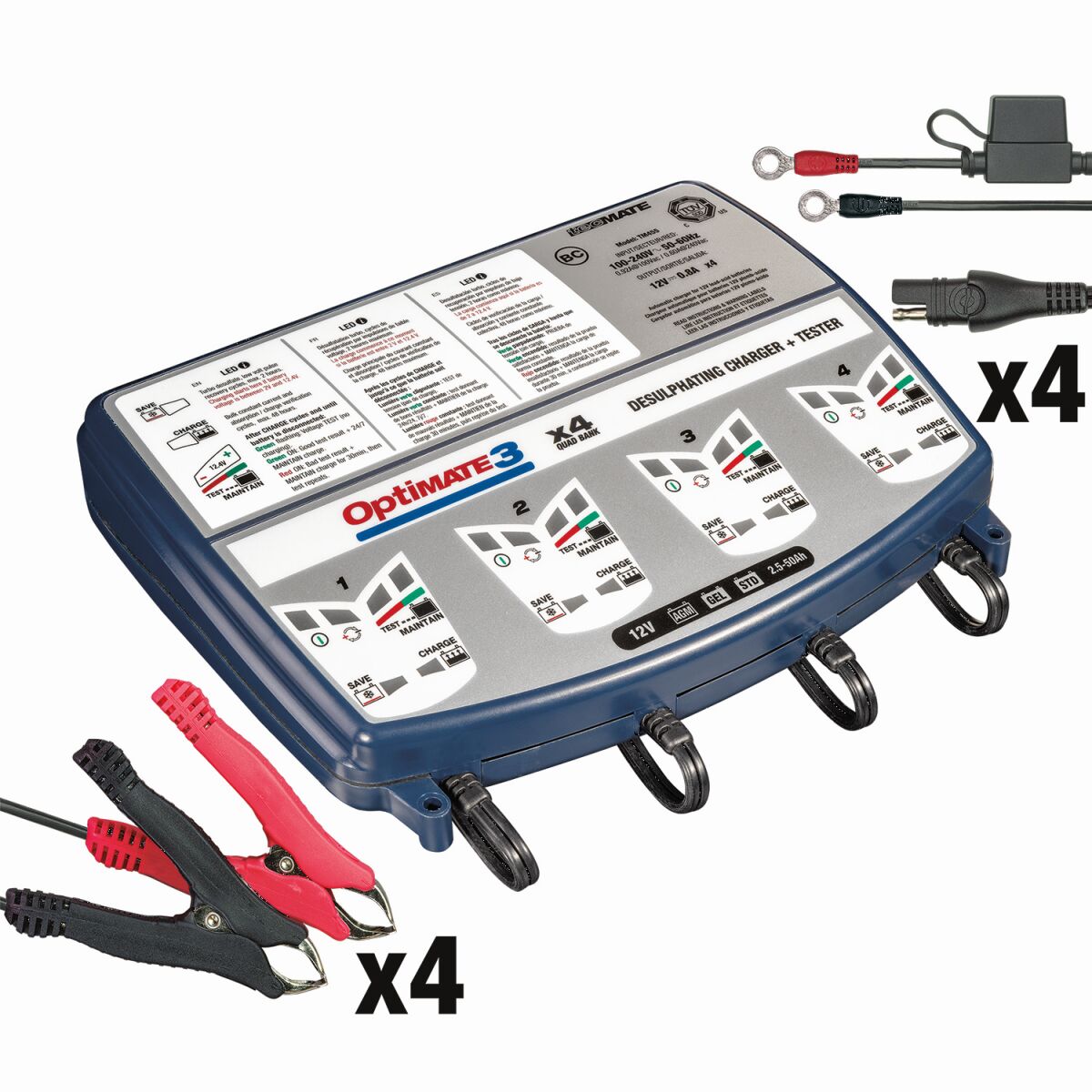 Tecmate Charger Opt 3 4 Banks