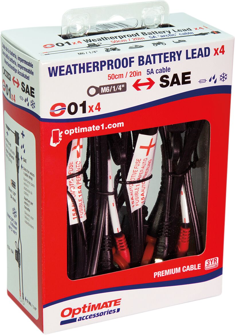 Tecmate Cord O1 4 Pack 1/4 Rng