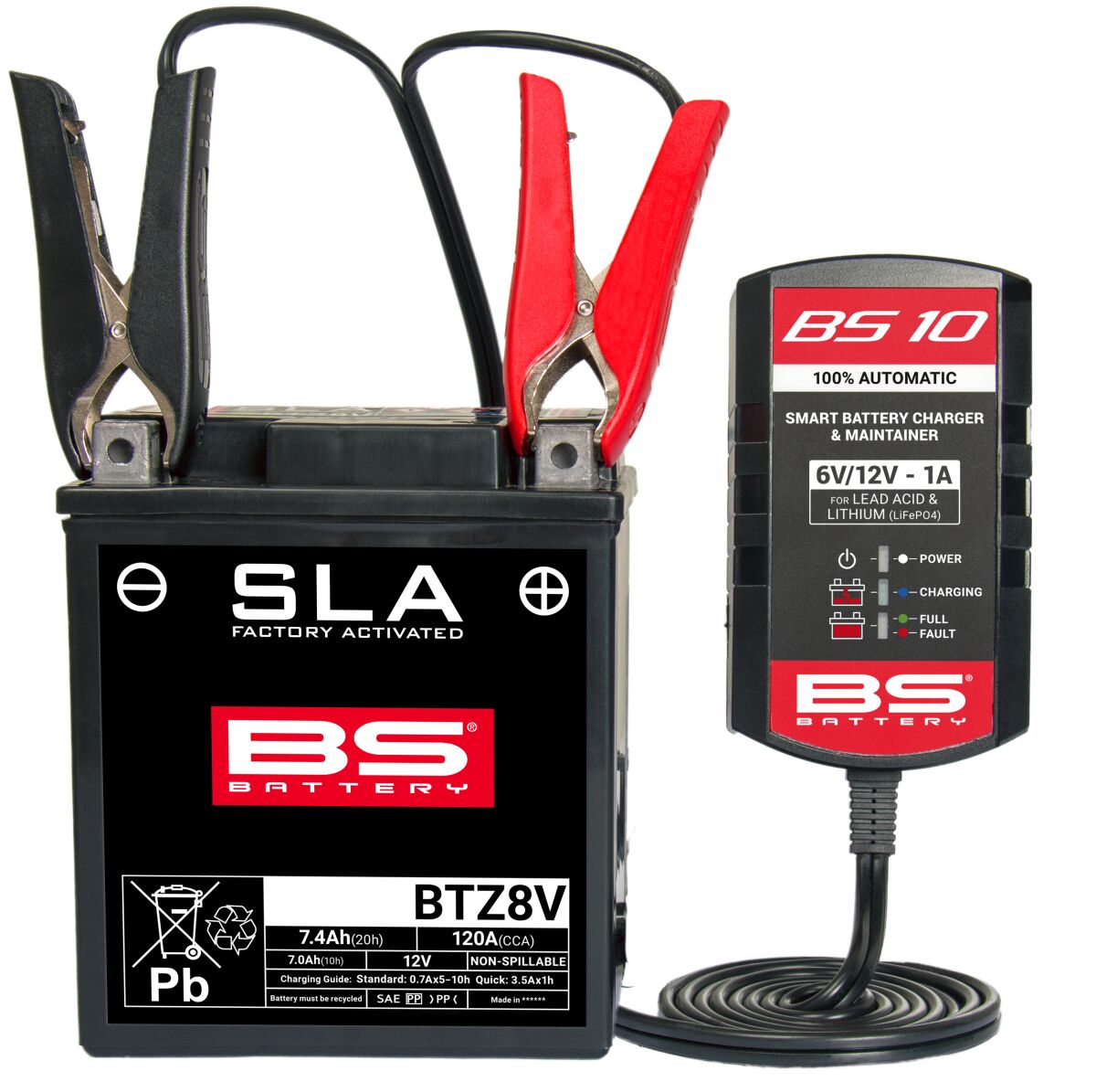 Bs Battery Charger Bs10 6 V/12 V 1 A