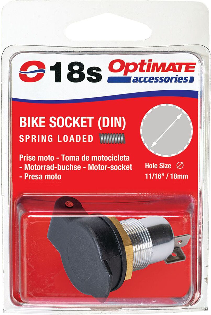 Tecmate Din Socket Flipcap O 18 S