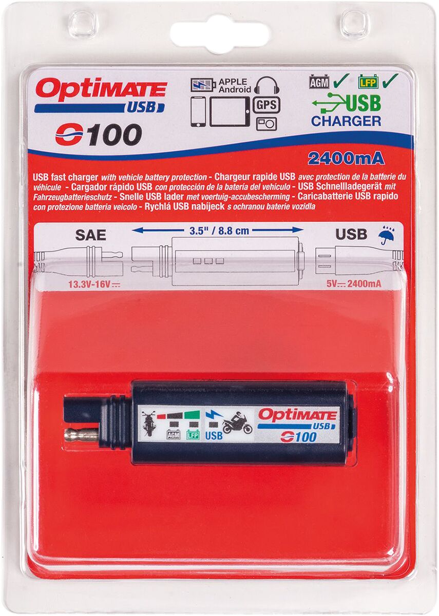 Tecmate Charger Usb 2400 Ma