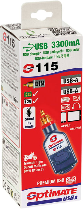 Tecmate Charger Usb 3.3 A Tr Duc