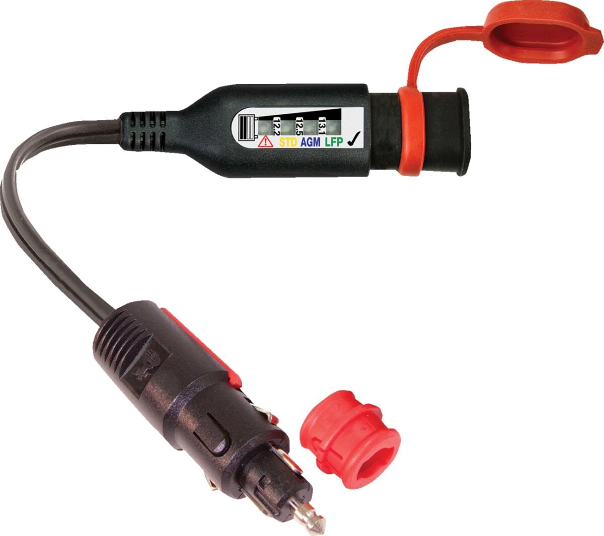 Tecmate Volt Tester 4 Led Auto/Din