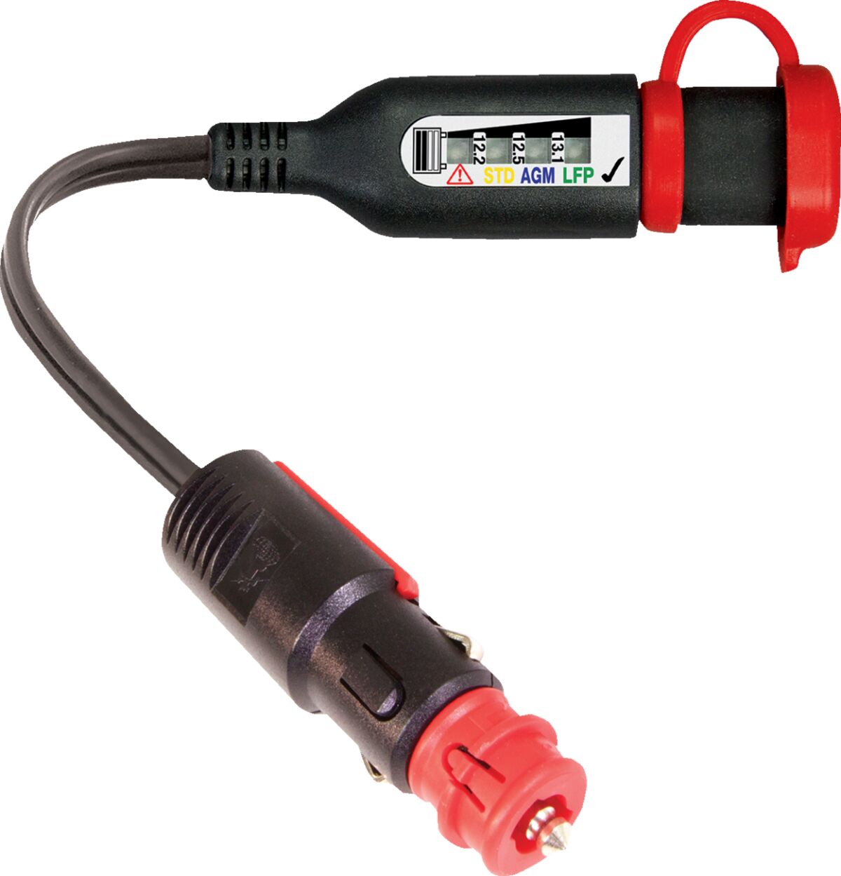 Tecmate Volt Tester 4 Led Auto/Din