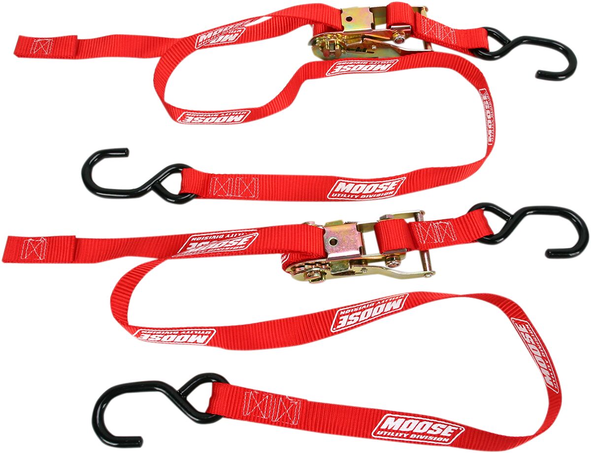 Moose Offroad Four Wheel Tie Down 1 Ratchet Red