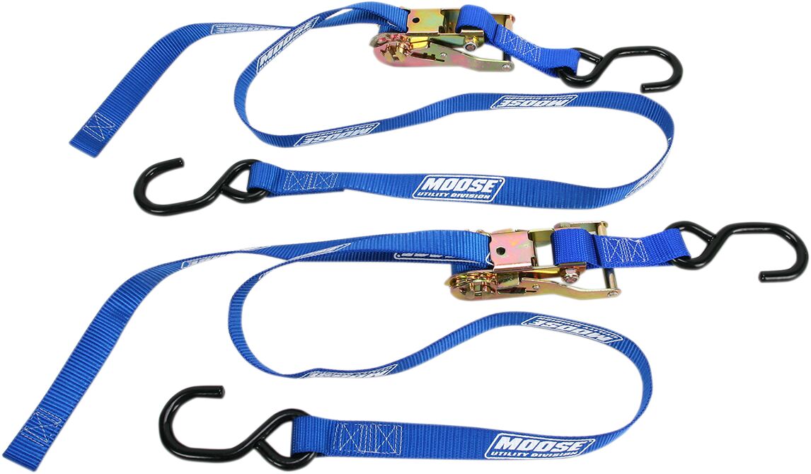 Moose Offroad Four Wheel Tie Down 1 Ratchet Blue