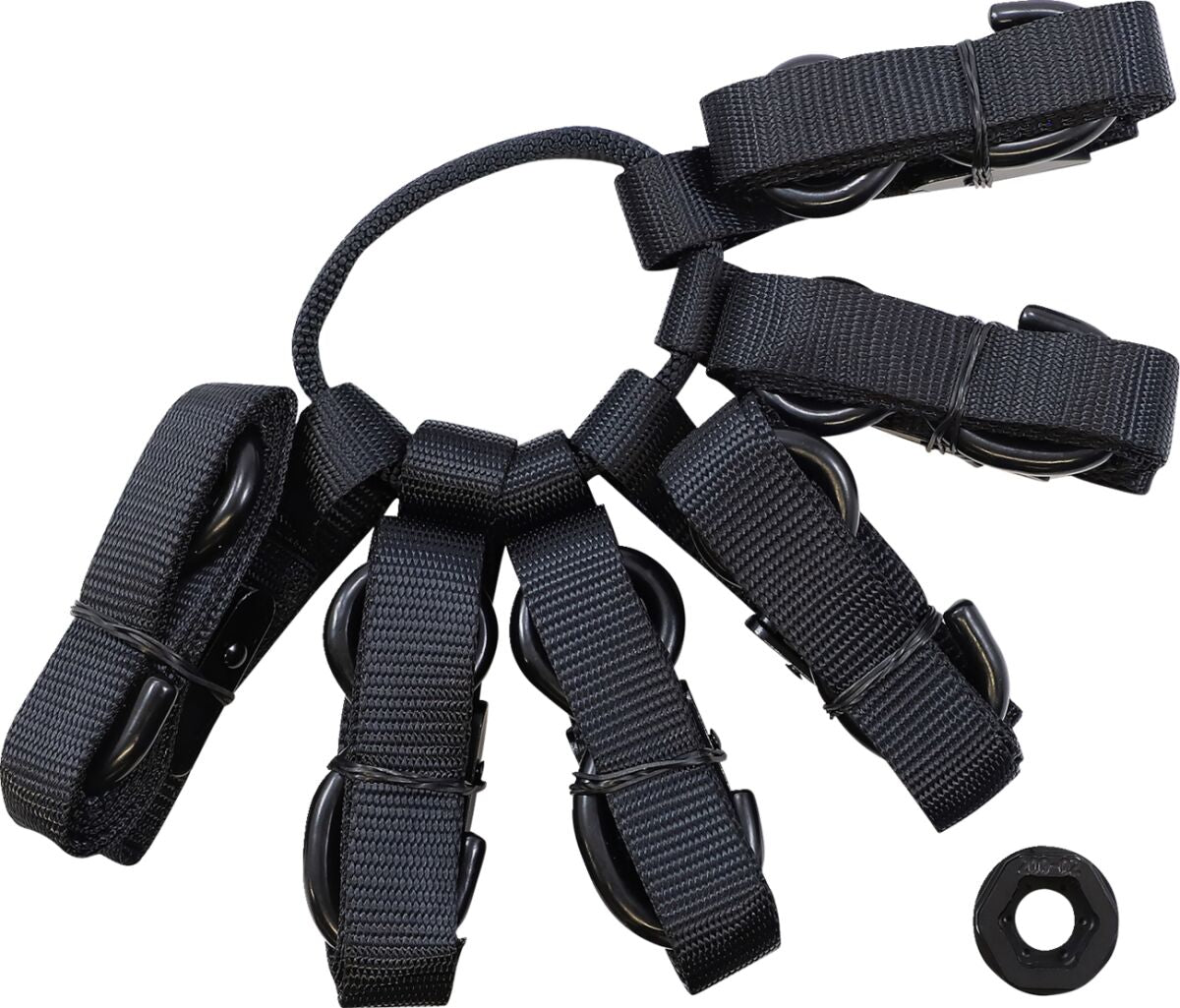 Moose Offroad Four Wheel Cargo Straps Utv Bk Moose