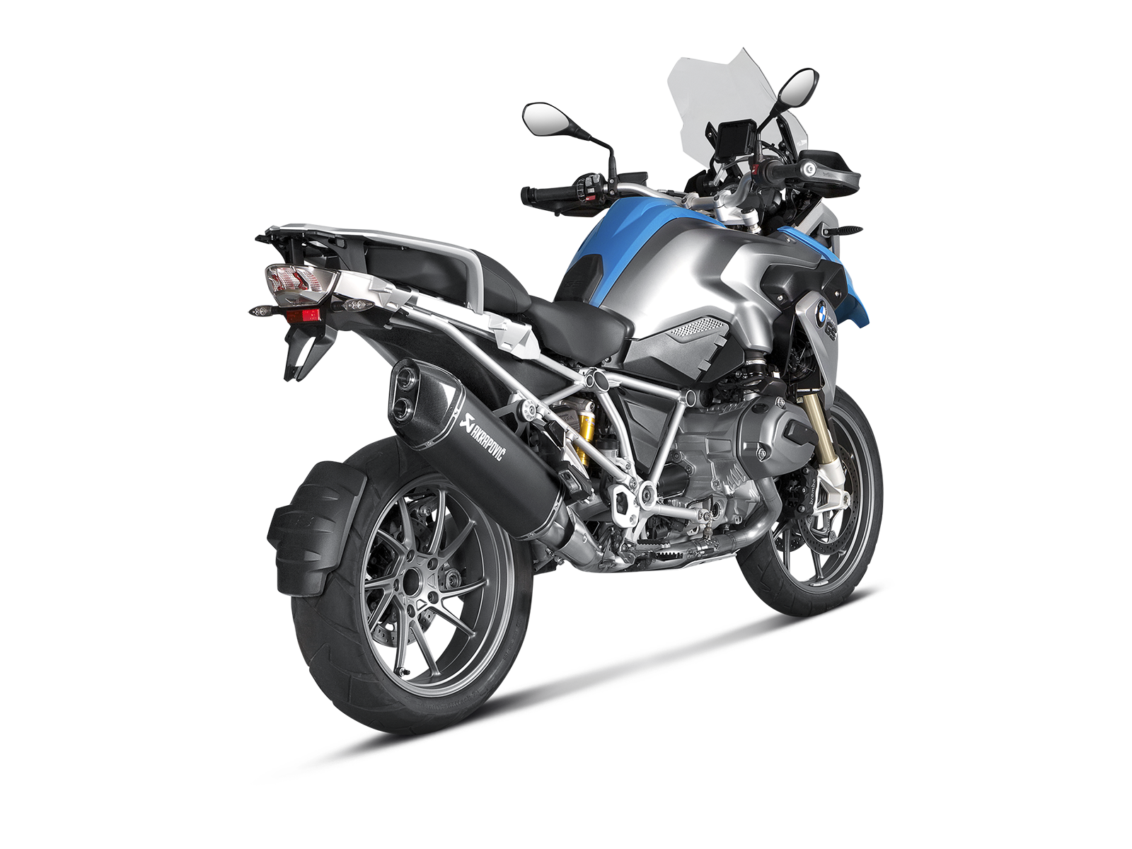 Slip-On Line Titanium, Black - 13-16 BMW R 1200 GS / Adventure