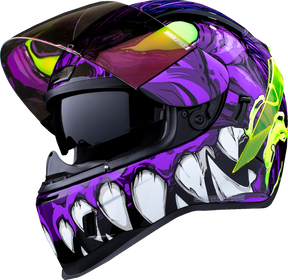  Purple Full Face Helmet Icon