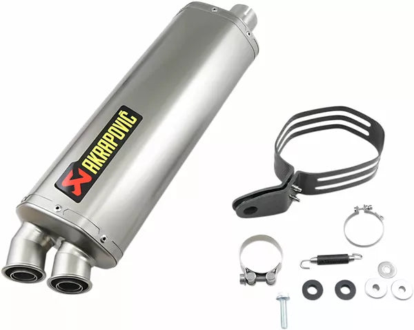 Slip-On Line Titanium, Grey - 16-19 Honda Africa Twin / Adventure Sports