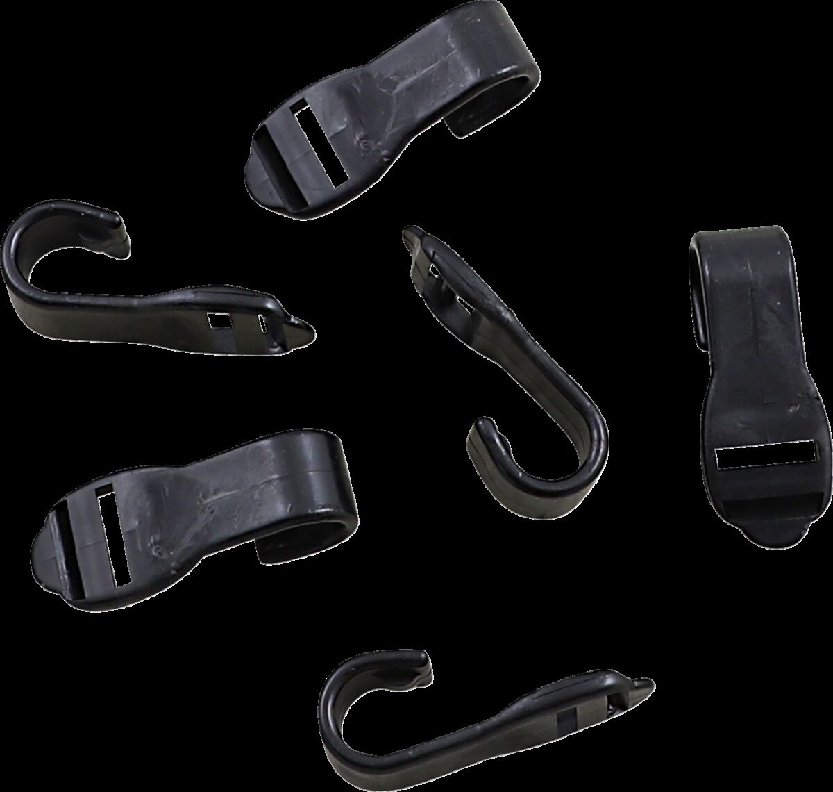 Parts Unlimited Hooks Cover 6 Pk Bk
