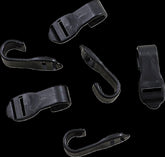 Parts Unlimited Hooks Cover 6 Pk Bk