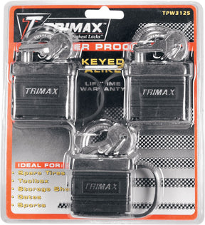 Trimax Lock 3 Pk Same Key