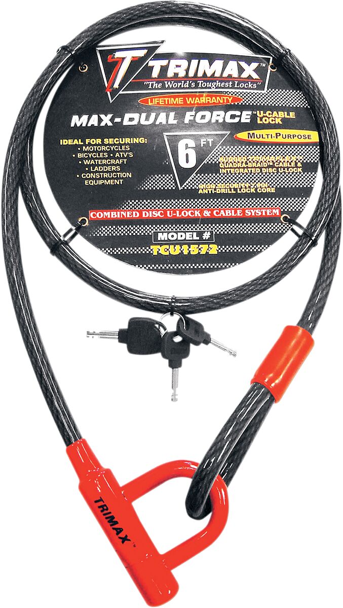 Trimax Lock Cable & U Lock 72