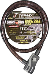 Trimax Lock Cable Alrm 25 Mmx72