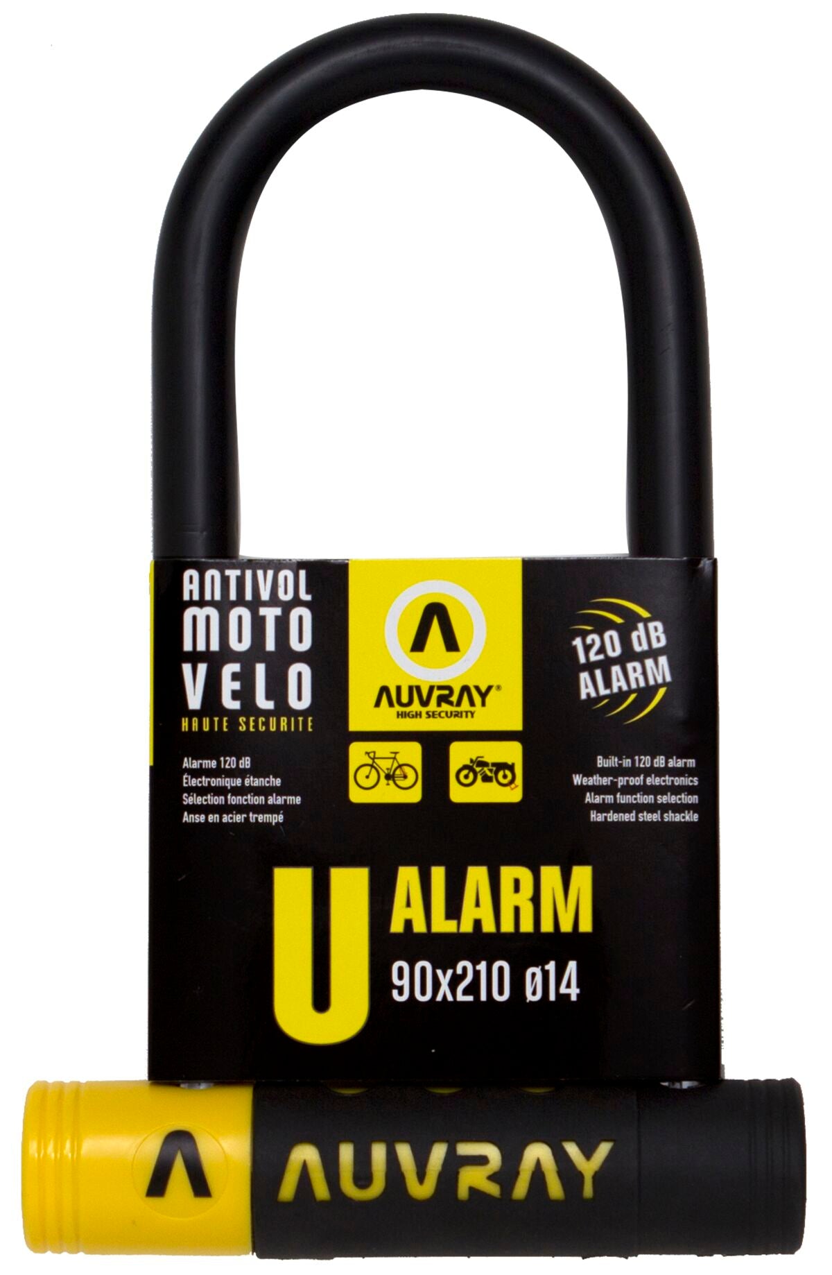 Auvray U Lock Alarm 90 X210 Dia14