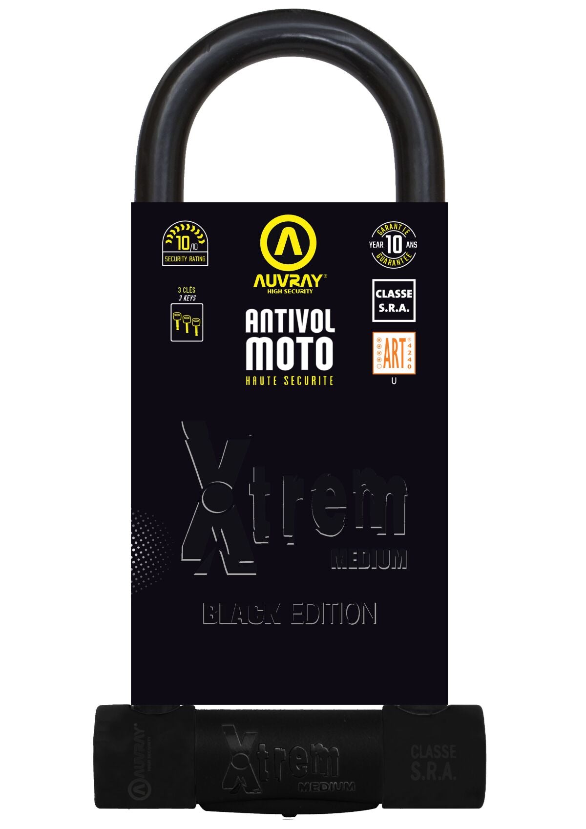 Auvray U Lock Black Edition Sra 85 X23